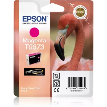 Epson Flamingo embalagem individual magenta T0873 Ultra Gloss brilhante 2