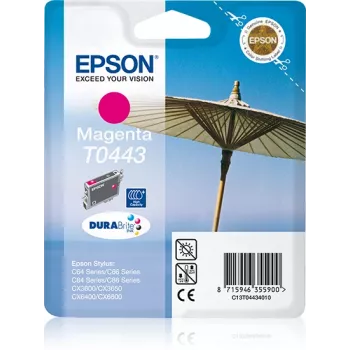 Epson Parasol embalagem individual magenta T0443 tinta DURABrite alta capacidade