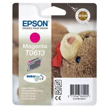 Epson Teddybear embalagem individual magenta T0613 tinta DURABrite Ultra