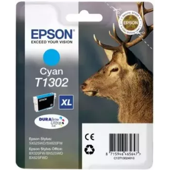 Tinteiro Epson Stag embalagem individual ciano T1302 tinta DURABrite Ultra