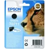 Tinteiro Epson Cheetah embalagem individual preto T0711 tinta DURABrite Ultra, preto, tinta pigmentada, 1 unid.