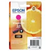 Epson Oranges embalagem individual magenta 33 Claria Premium Ink, magenta, tinta pigmentada, 4.5 ml, 1 unid., 300 páginas