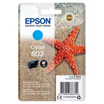Epson C13T03U24020 cartucho de tinta 1 unid. original rendimento padrão ciano