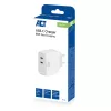 Carregador USB-C ACT 65W 2 portas com Power Delivery PPS e GaNFast