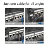 Cabo de rede ACT DD1907 Cat6 U/FTP (STP) 7 m, RJ-45 para RJ-45, contactos dourados, preto