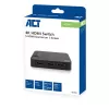 Comutador HDMI 4K ACT 5 entradas, 1 saída, HDMI, preto, 2160p, 18 Gbit/s, 4096 x 2160 píxeis, 4K Ultra HD