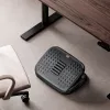 Repousa-pés ergonómico ACT com altura ajustável e rolos de massagem