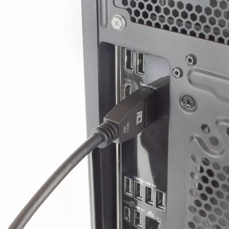 Cabo DisplayPort ACT AK4081 1 m preto
