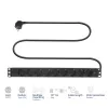 PDU de extensão ACT 19 polegadas CEE7/7 com 9 tomadas Type-F, 3 m H05VV-F 3G1.5