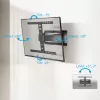Suporte de parede para TV totalmente articulado ACT AC8357 para ecrãs de 43 a 90 polegadas, VESA 100x200 – 600x400, inclinação -15° – 3°, rotação ±30°, carga máxima 50 kg, ultraplano