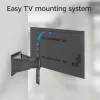 Suporte de parede para TV totalmente articulado ACT AC8357 para ecrãs de 43 a 90 polegadas, VESA 100x200 – 600x400, inclinação -15° – 3°, rotação ±30°, carga máxima 50 kg, ultraplano