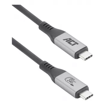 Cabo USB4 80Gbps Thunderbolt 5 ACT 240W USB Type-C, certificado USB-IF, 1,5 metros