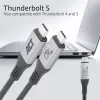 Cabo USB4 80Gbps Thunderbolt 5 ACT 240W USB Type-C, certificado USB-IF, 1,5 metros