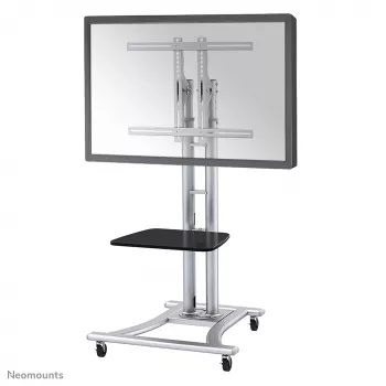 Neomounts PLASMA-M1800E Suporte móvel para TV 27-70 polegadas, prateado, suporte de chão portátil, aço, 50 kg, 68,6 cm (27 polegadas), 177,8 cm (70 polegadas)