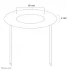 Neomounts FPMA-CRS5 Tampa de teto – diâm. 52 mm, prateado, aço, teto, FPMA-C100, FPMA-C100SILVER, 2 mm, 5,2 cm