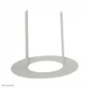 Neomounts FPMA-CRW5 Tampa de teto – diâm. 52 mm, branco, aço, teto, FPMA-C100, FPMA-C100SILVER, 2 mm, 5,2 cm