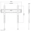 Neomounts NM-W340Preto Suporte de parede para TV 32-55 polegadas – ultraplano
