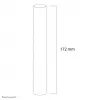 Neomounts FPMA-CPCONNECTSILVER Conector de mastro de extensão, prateado, aço, 50 kg, teto, 0 - 172 mm, 0 - 60 mm