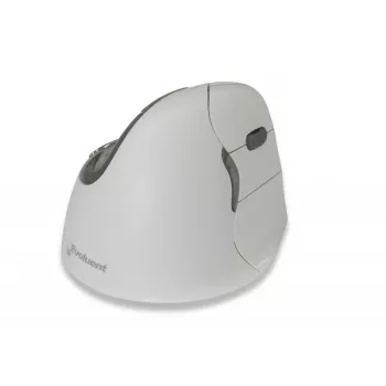 BakkerElkhuizen Evoluent 4 Bluetooth branco, destro, design vertical, laser, Bluetooth, 2600 DPI, branco