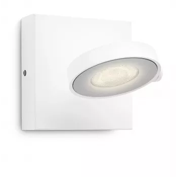 Foco LED de superfície Signify Philips Dimmable Clockwork 6,5W, 500 lm, 2700 K, IP20, branco