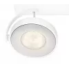 Foco LED de superfície Signify Philips Dimmable Clockwork 6,5W, 500 lm, 2700 K, IP20, branco