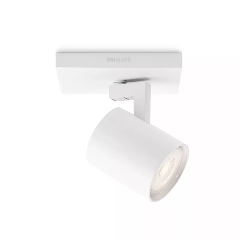 Aplique de superfície Signify Philips myLiving 5309031P0, GU10 LED 3.5W, 2700K, 255 lm, branco, regulável