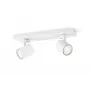 Aplique de superfície Philips myLiving 5309231P0, GU10 LED 7 W, 2700 K, 255 lm, 2 lâmpadas, regulável, branco