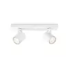 Aplique de superfície Philips myLiving 5309231P0, GU10 LED 7 W, 2700 K, 255 lm, 2 lâmpadas, regulável, branco