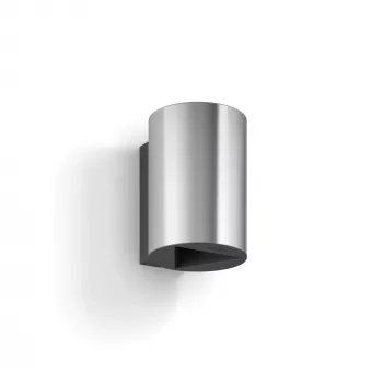 Philips myGarden Buxus aplique de parede 4,5 W, aplique de parede exterior, aço inoxidável, metal, IP44, terraço, jardim, I
