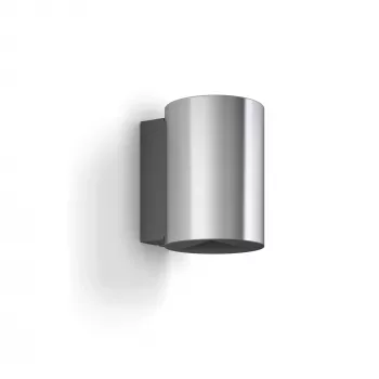 Philips myGarden Buxus aplique de parede 4,5 W, aplique de parede exterior, aço inoxidável, metal, IP44, terraço, jardim, I