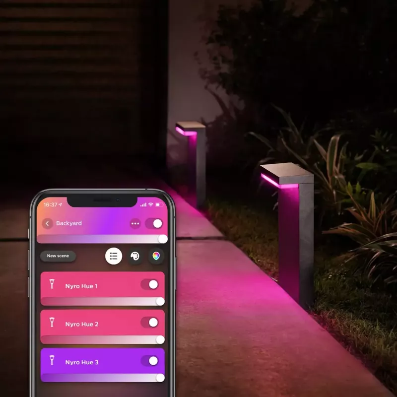 Philips Hue White and colour ambience Nyro aplique de parede exterior
