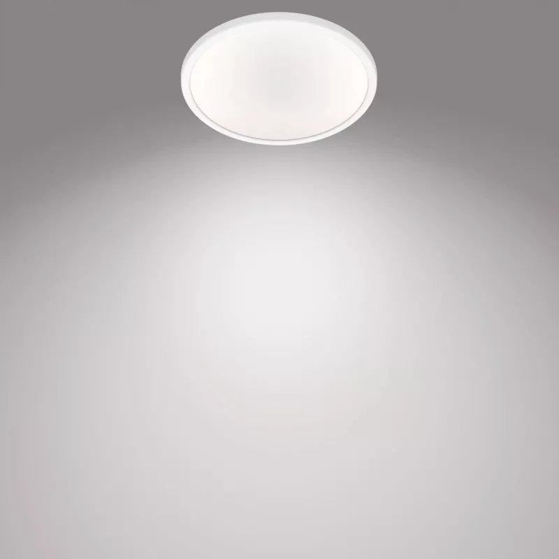 Plafonier Philips Functional super fino 15 W LED, redondo, 250 mm, 220–240 V, branco