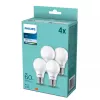 Lâmpada LED Philips E27 60W 4000K, pack de 4 — casquilho E27, 4000K branco neutro
