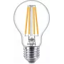 Lâmpada filamento Philips transparente 100W A60 E27 10,5W branco quente 1521lm