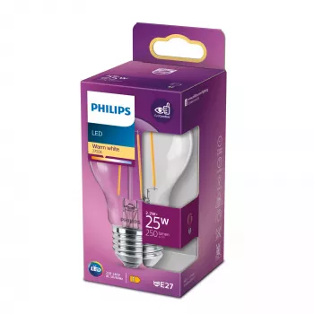 Philips lâmpada LED branco quente 2700 K 2,2 W E27 E