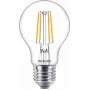 Lâmpada filamento Philips transparente 40W A60 E27 x3, 4,3 W, 40 W, E27, 470 lm, 15000 h, branco quente