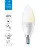 Lâmpada inteligente WiZ vela 40 W C37 E14 Wi-Fi branco