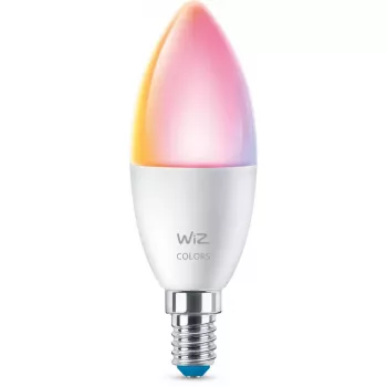 Lâmpada inteligente WiZ vela 40 W C37 E14 Wi-Fi branco classe de eficiência energética F
