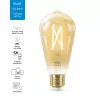 Lâmpada inteligente WiZ Filament âmbar 6,7W ST64 E27 Wi-Fi dourado