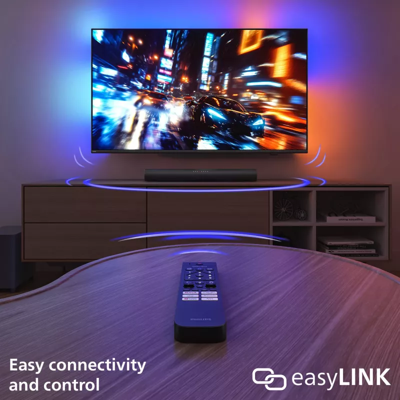 Barra de som Philips TAB6100/10 2.1 canais 80 W RMS Dolby Atmos