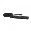 Hub USB-C para HDMI CLUB3D 7-1 — com fios, Gigabit Ethernet, preto, 136×34×94,5 mm