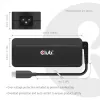 Carregador para portátil USB-C CLUB 3D 140W, alimentação, compatibilidade universal, cabo de 1 m, preto