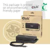 Carregador para portátil USB-C CLUB 3D 140W, alimentação, compatibilidade universal, cabo de 1 m, preto