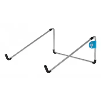 R-Go Tools R-Go Steel Basic suporte para portátil, prateado, prateado, aço, 25,4 cm (10 polegadas), 55,9 cm (22 polegadas), 5 kg, 0 - 110 mm