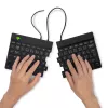 R-Go Tools teclado ergonómico R-Go Split Break v2 com software Break, teclado dividido ergonómico, QWERTY (NORDIC), com fios, preto