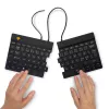 R-Go Tools teclado ergonómico R-Go Split Break v2 com software Break, teclado dividido ergonómico, QWERTY (NORDIC), com fios, preto