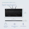 R-Go Tools teclado ergonómico R-Go Split Break v2 com software Break, teclado dividido ergonómico, QWERTY (NORDIC), com fios, preto