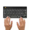 R-Go Tools teclado ergonómico R-Go Compact Break, teclado compacto com software Break, QWERTY (NORDIC), Bluetooth, preto