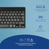 R-Go Tools teclado ergonómico R-Go Compact Break, teclado compacto com software Break, QWERTY (NORDIC), Bluetooth, preto