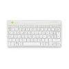 R-Go Tools teclado ergonómico R-Go Compact Break, teclado compacto com software de pausas, QWERTY (NORDIC), Bluetooth, branco